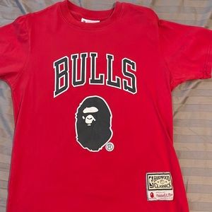 BAPE “Bulls” Tee. Perfect condition! Sz M